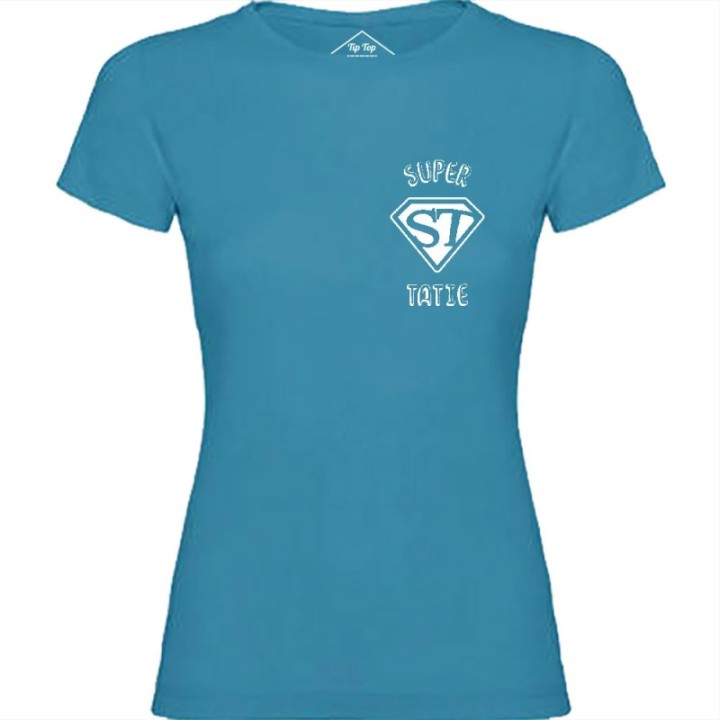 Tip Top Tshirt - T-shirt Femme Super Tatie - Made in France