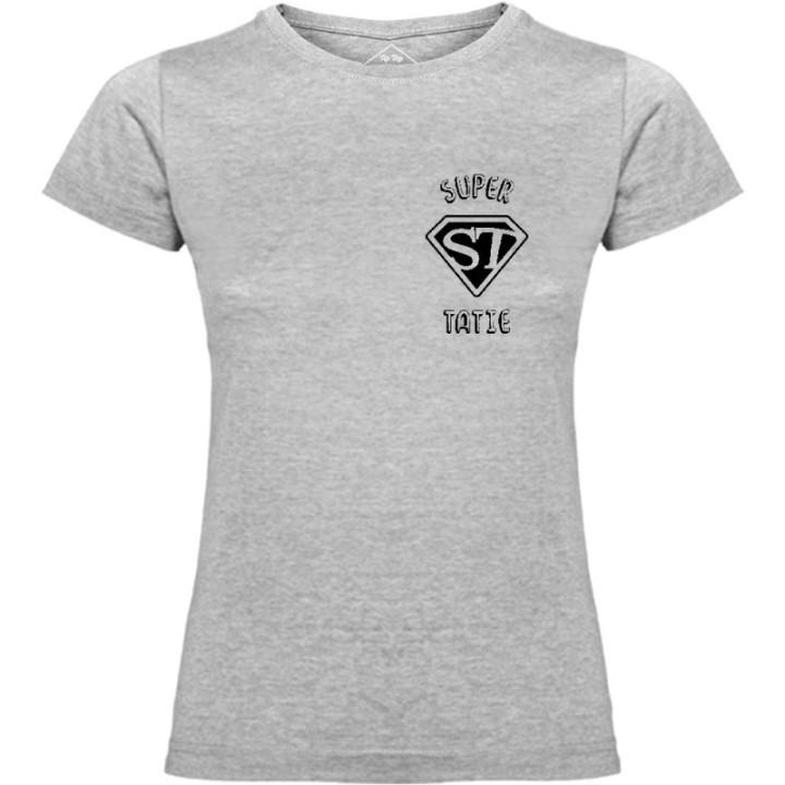 Tip Top Tshirt - T-shirt Femme Super Tatie - Made in France