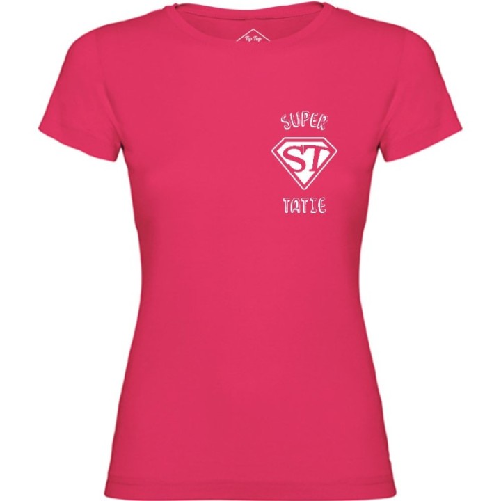 Tip Top Tshirt - T-shirt Femme Super Tatie - Made in France