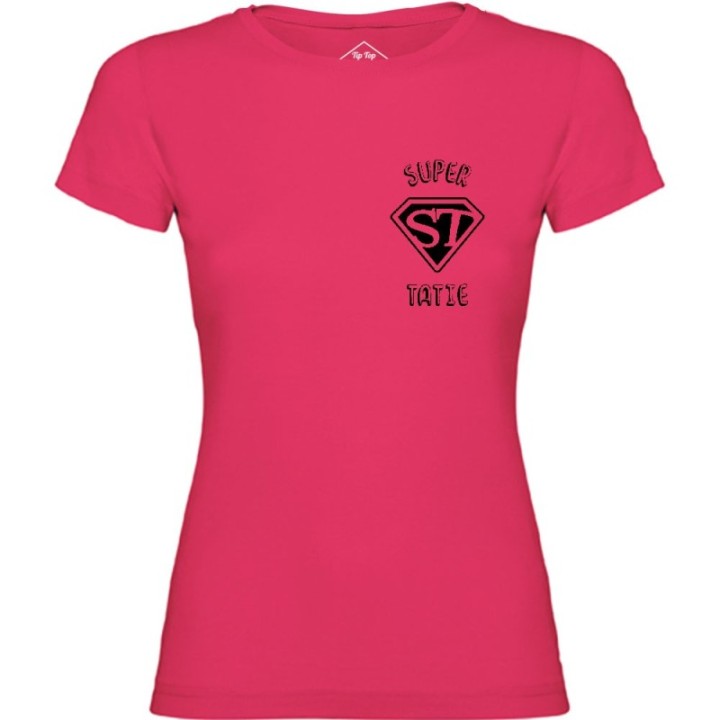 Tip Top Tshirt - T-shirt Femme Super Tatie - Made in France