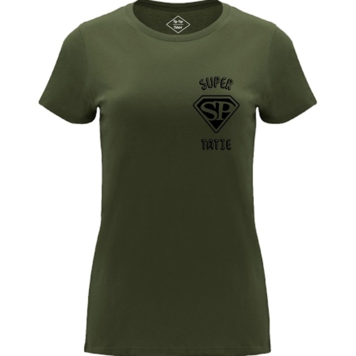 Tip Top Tshirt - T-shirt Femme Super Tatie - Made in France