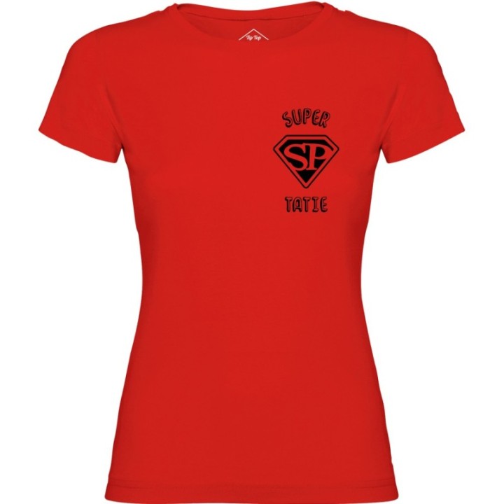 Tip Top Tshirt - T-shirt Femme Super Tatie - Made in France