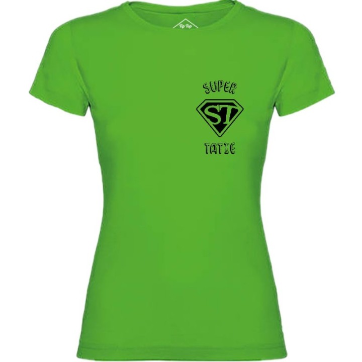 Tip Top Tshirt - T-shirt Femme Super Tatie - Made in France
