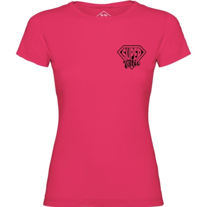 Tip Top Tshirt - T-shirt Femme Super Tatie - Made in France