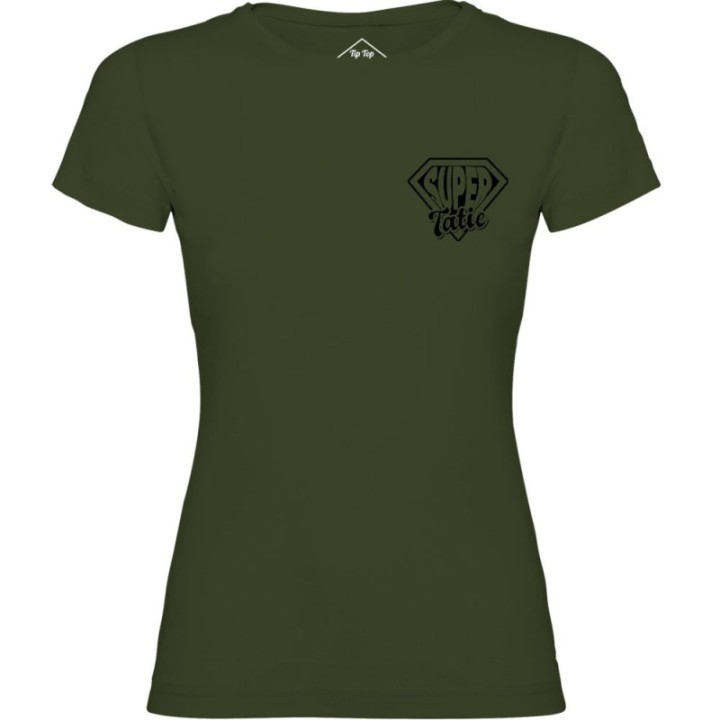 Tip Top Tshirt - T-shirt Femme Super Tatie - Made in France
