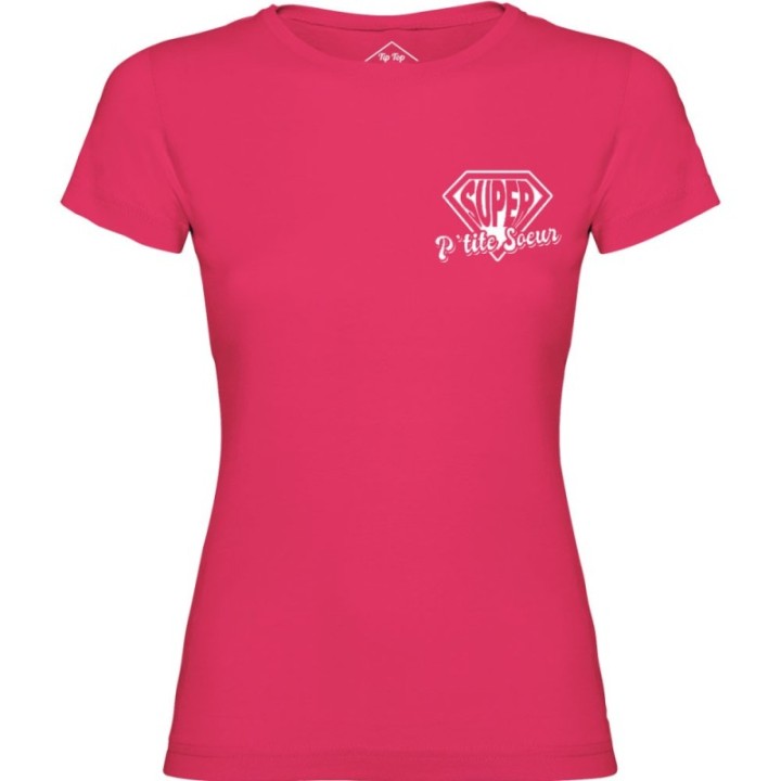 Tip Top Tshirt - T-shirt Femme Super P'tite Soeur - Made in France