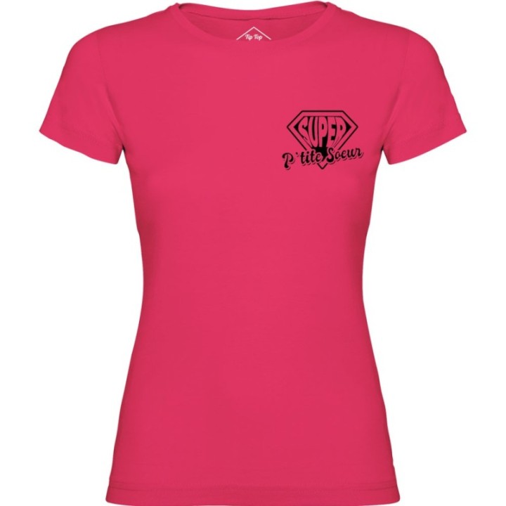 Tip Top Tshirt - T-shirt Femme Super P'tite Soeur - Made in France