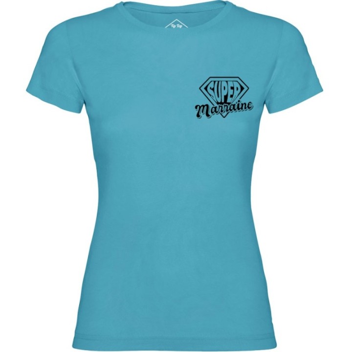 Tip Top Tshirt - T-shirt Femme Super Marraine - Made in France