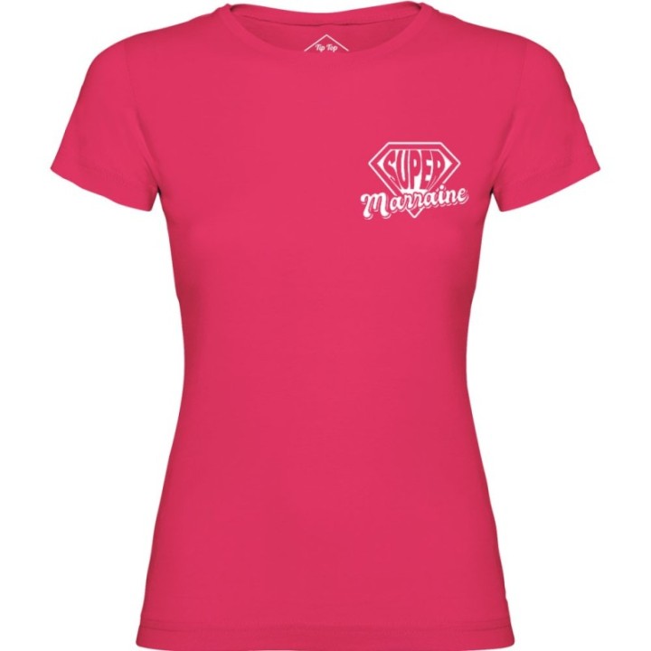 Tip Top Tshirt - T-shirt Femme Super Marraine - Made in France