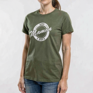 Tip Top Tshirt - T-shirt Femme Super Maman Biker - Made in France