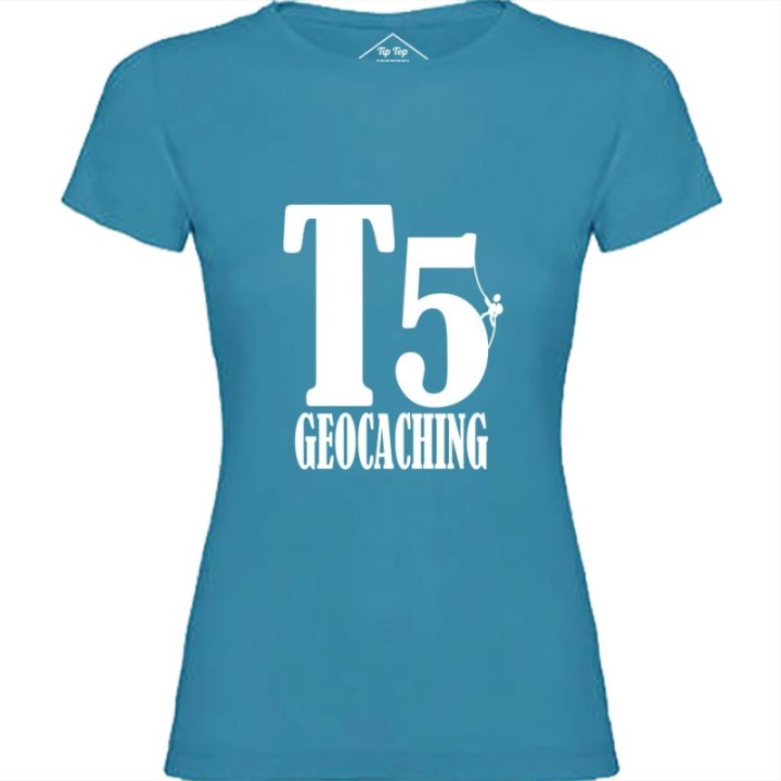Tip Top Tshirt - T-shirt Femme T5 Geocaching - Made in France