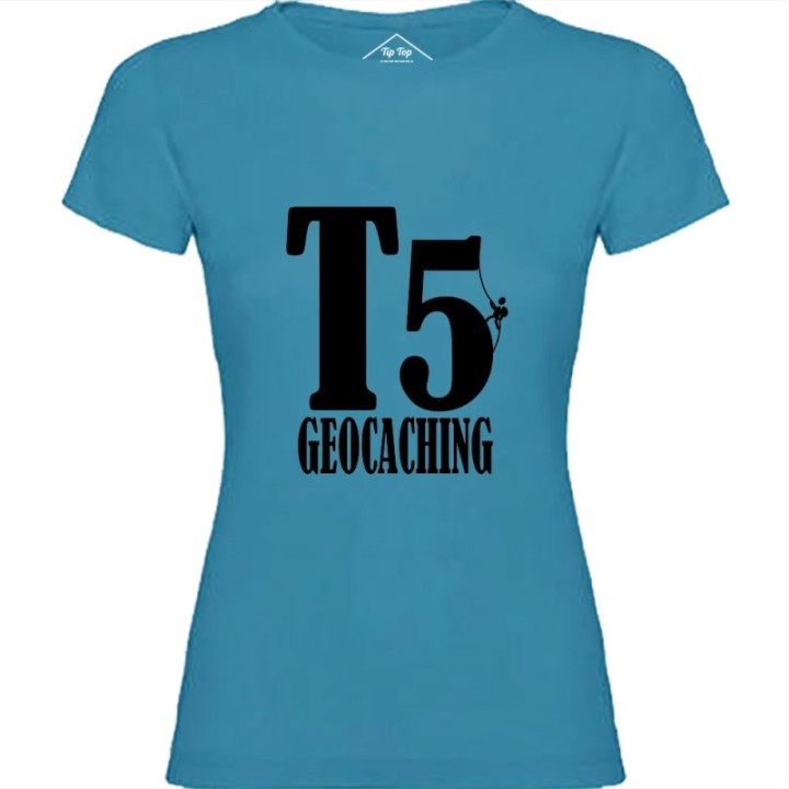 Tip Top Tshirt - T-shirt Femme T5 Geocaching - Made in France
