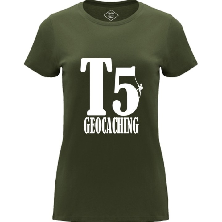 Tip Top Tshirt - T-shirt Femme T5 Geocaching - Made in France