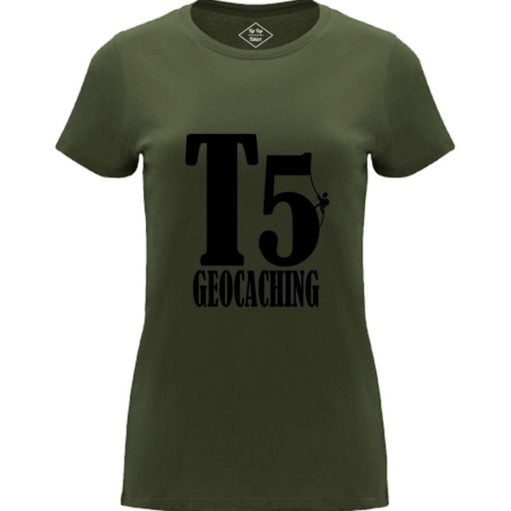 Tip Top Tshirt - T-shirt Femme T5 Geocaching - Made in France