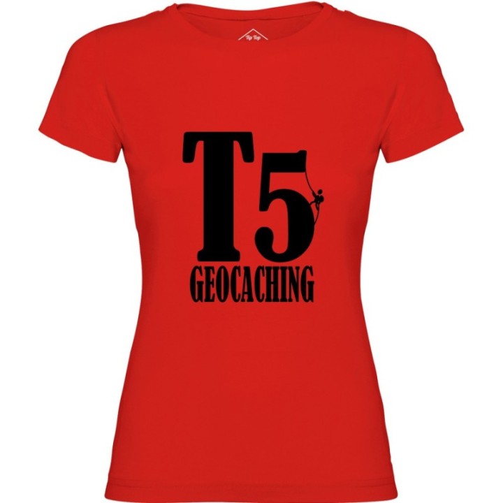 Tip Top Tshirt - T-shirt Femme T5 Geocaching - Made in France