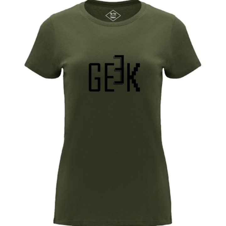 Tip Top Tshirt - T-shirt Femme Geek - Made in France