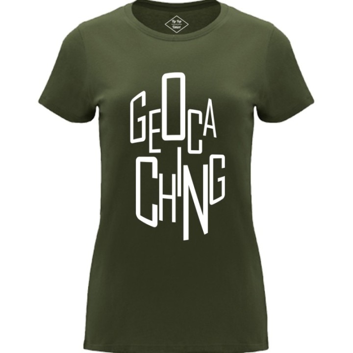 Tip Top Tshirt - T-shirt Femme Geocaching - Made in France