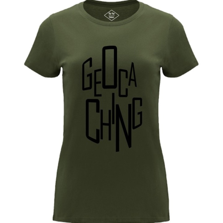 Tip Top Tshirt - T-shirt Femme Geocaching - Made in France