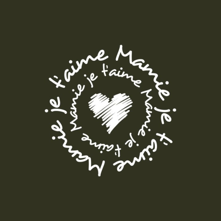 Tip Top Tshirt - T-shirt Femme Mamie je t'aime - Made in France
