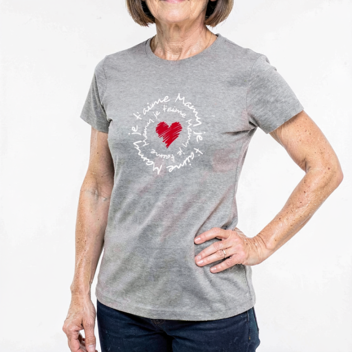 Tip Top Tshirt - T-shirt Femme Mamy je t'aime - Made in France