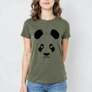 Tip Top Tshirt - T-shirt Femme Panda - Made in France