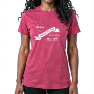 Tip Top Tshirt - T-shirt Femme Nouveau challenge : Meilleure Mamy - Made in France