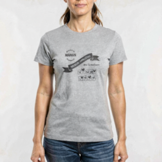 Tip Top Tshirt - T-shirt Femme Nouveau challenge : Meilleure Grand-Mère - Made in France
