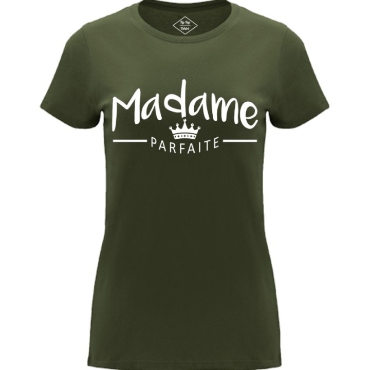 Tip Top Tshirt - T-shirt Femme Madame Parfaite - Made in France
