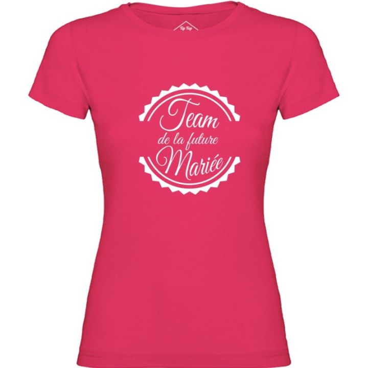 Tip Top Tshirt - T-shirt Femme Team de la future mariée - Made in France