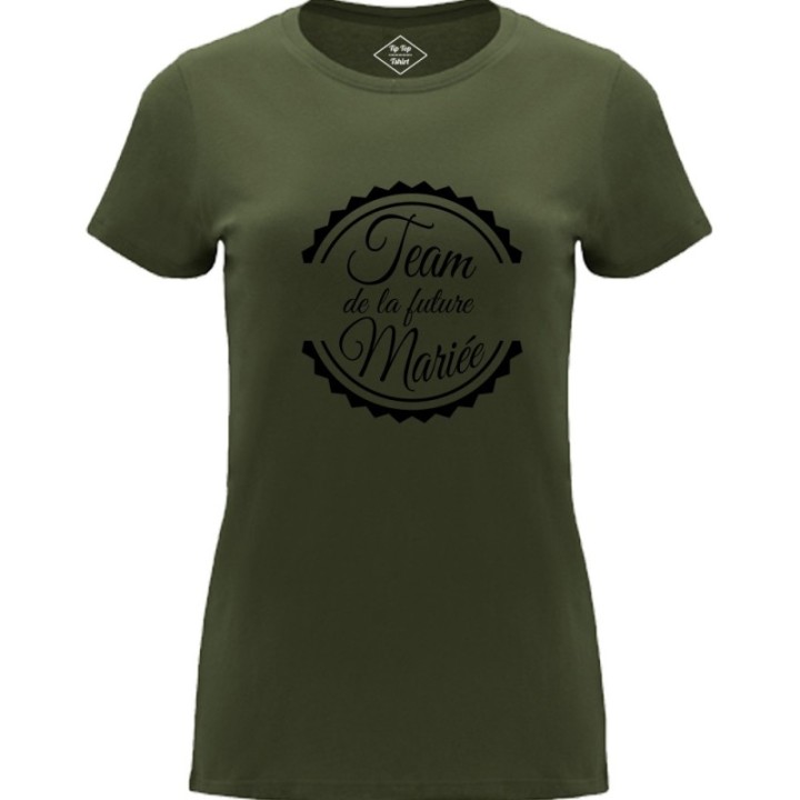 Tip Top Tshirt - T-shirt Femme Team de la future mariée - Made in France