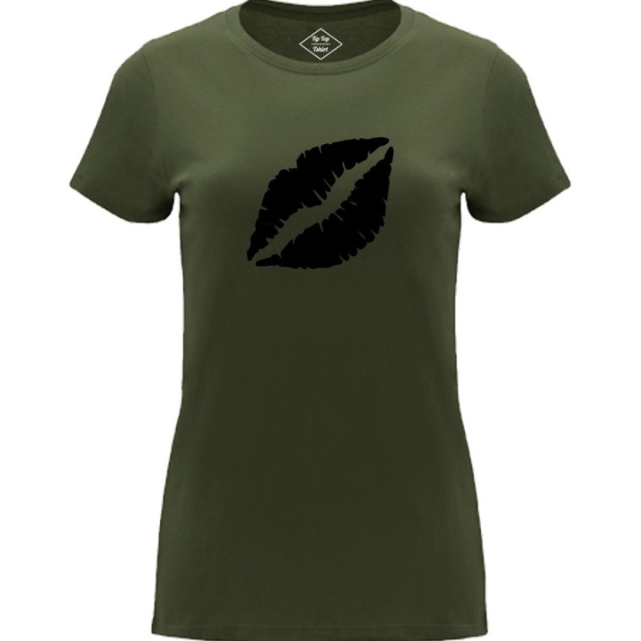 Tip Top Tshirt - T-shirt Femme Lips - Made in France