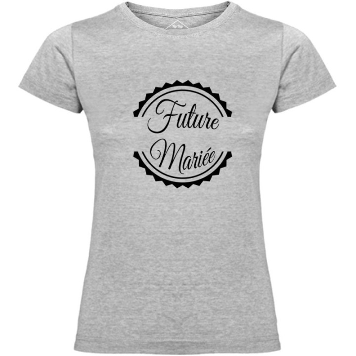 Tip Top Tshirt - T-shirt Femme Future mariée - Made in France