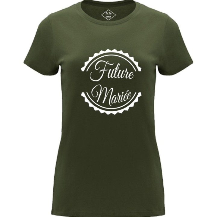 Tip Top Tshirt - T-shirt Femme Future mariée - Made in France