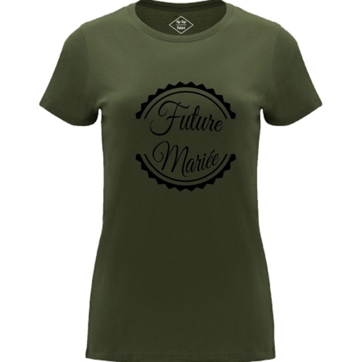 Tip Top Tshirt - T-shirt Femme Future mariée - Made in France