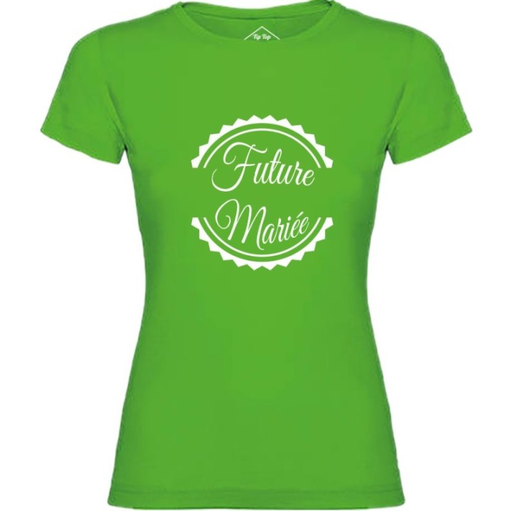 Tip Top Tshirt - T-shirt Femme Future mariée - Made in France