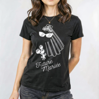 Tip Top Tshirt - T-shirt Femme Future mariée - Made in France