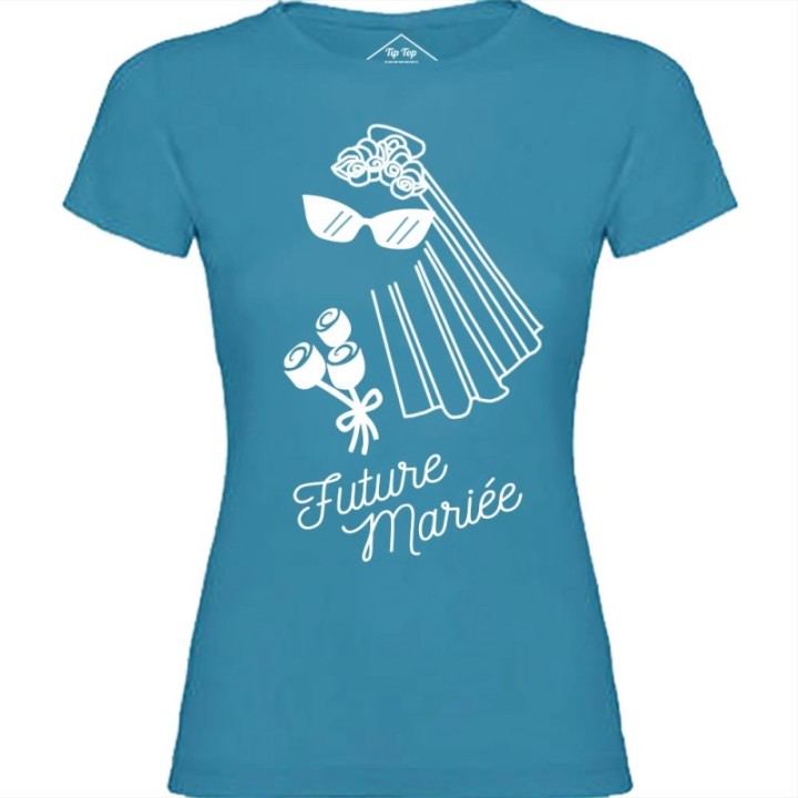Tip Top Tshirt - T-shirt Femme Future mariée - Made in France