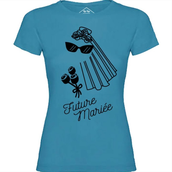 Tip Top Tshirt - T-shirt Femme Future mariée - Made in France