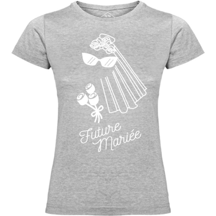 Tip Top Tshirt - T-shirt Femme Future mariée - Made in France