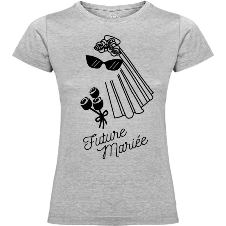 Tip Top Tshirt - T-shirt Femme Future mariée - Made in France