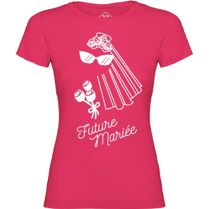 Tip Top Tshirt - T-shirt Femme Future mariée - Made in France