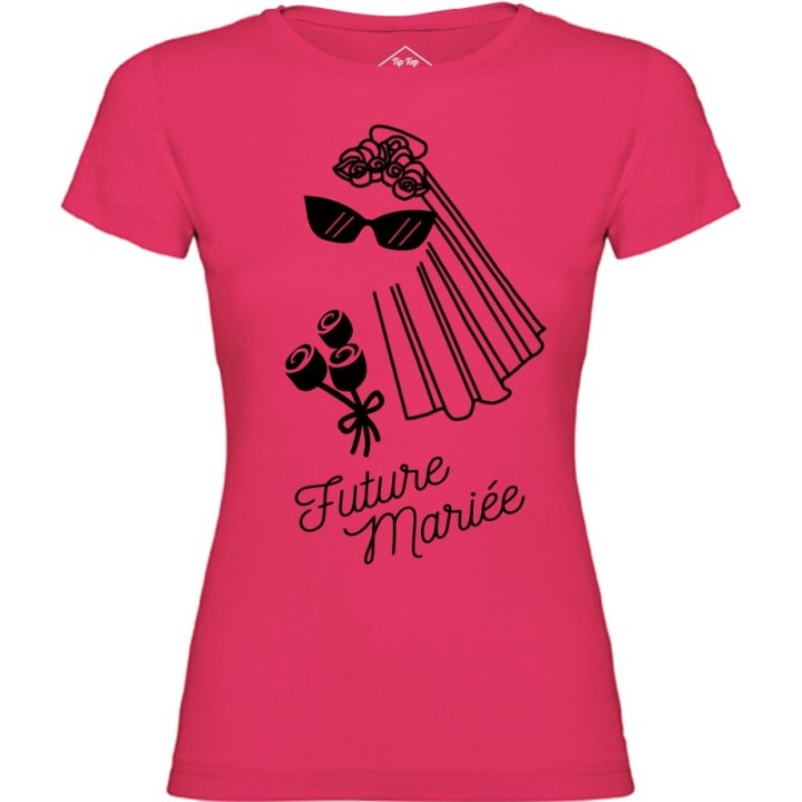 Tip Top Tshirt - T-shirt Femme Future mariée - Made in France