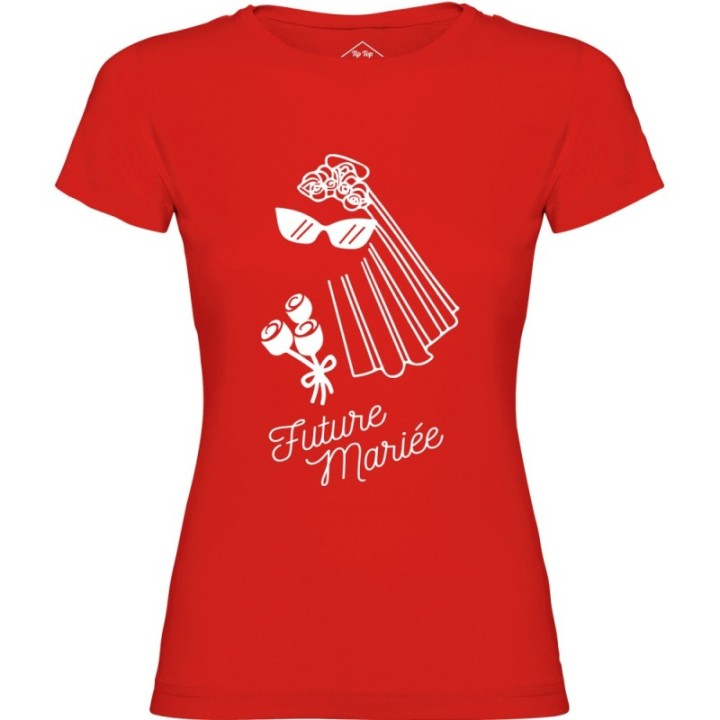 Tip Top Tshirt - T-shirt Femme Future mariée - Made in France