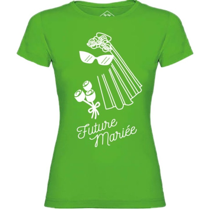 Tip Top Tshirt - T-shirt Femme Future mariée - Made in France