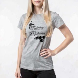 Tip Top Tshirt - T-shirt Femme Future mariée - Made in France