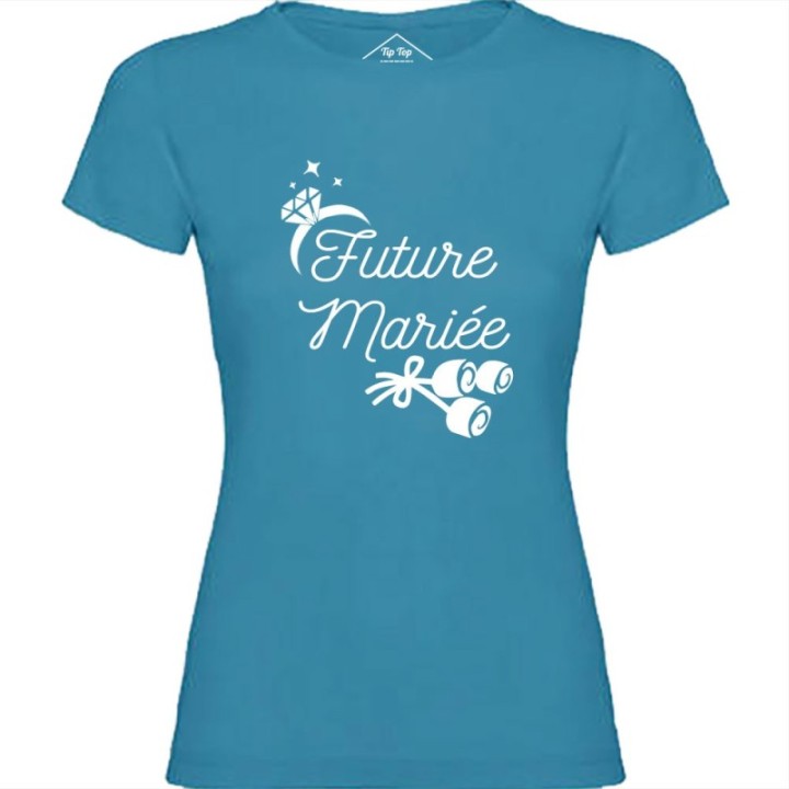 Tip Top Tshirt - T-shirt Femme Future mariée - Made in France