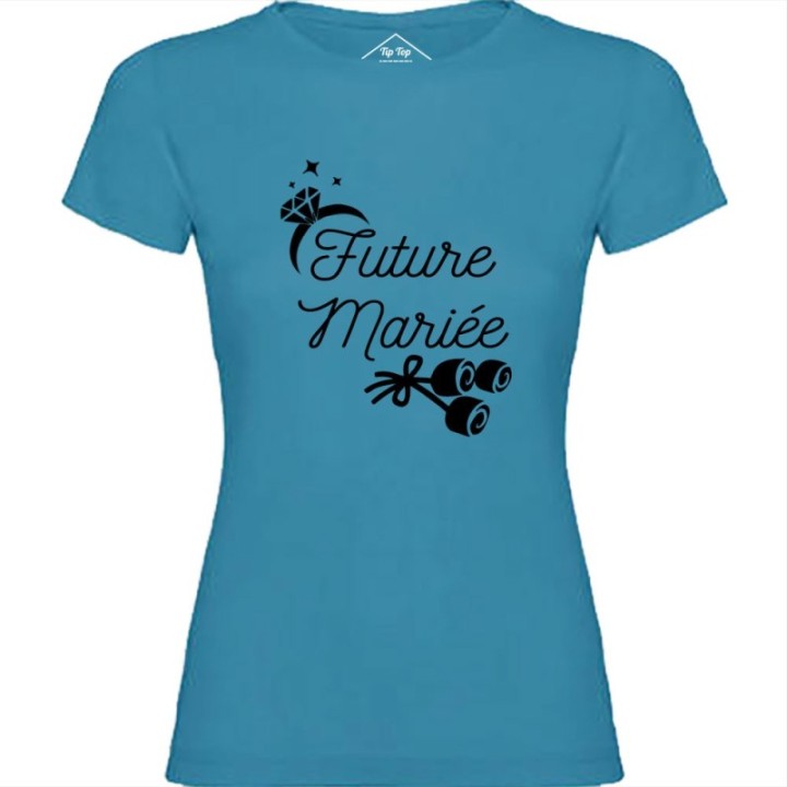 Tip Top Tshirt - T-shirt Femme Future mariée - Made in France