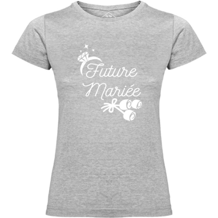 Tip Top Tshirt - T-shirt Femme Future mariée - Made in France
