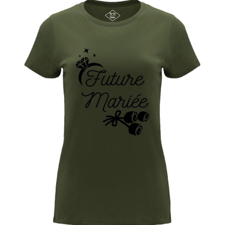 Tip Top Tshirt - T-shirt Femme Future mariée - Made in France