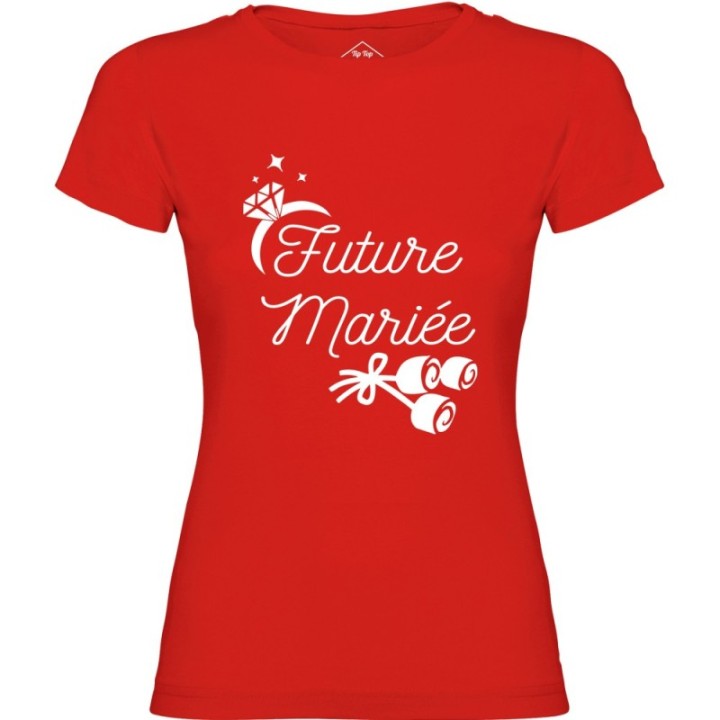 Tip Top Tshirt - T-shirt Femme Future mariée - Made in France